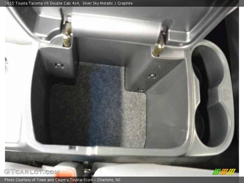 Silver Sky Metallic / Graphite 2015 Toyota Tacoma V6 Double Cab 4x4