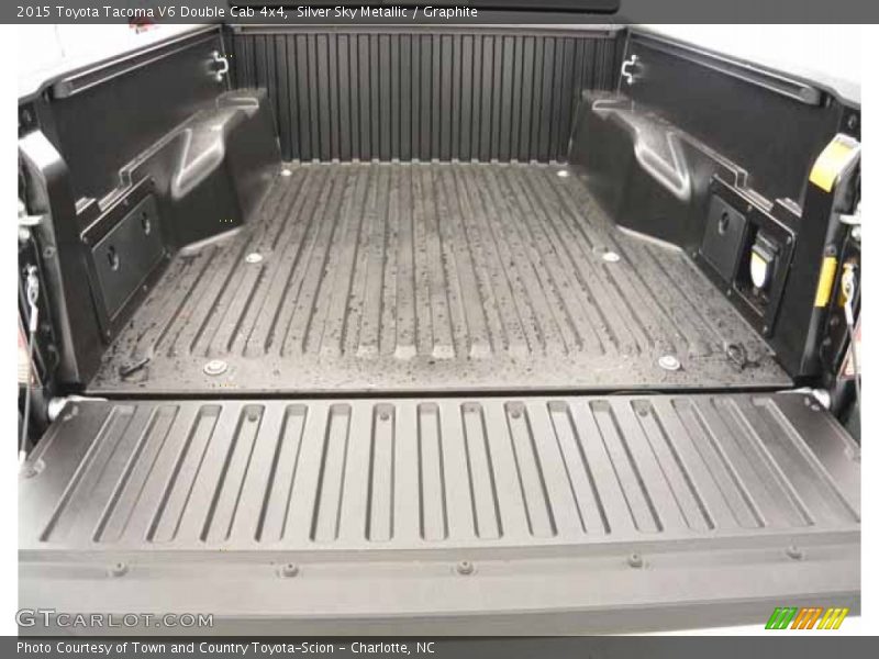 Silver Sky Metallic / Graphite 2015 Toyota Tacoma V6 Double Cab 4x4
