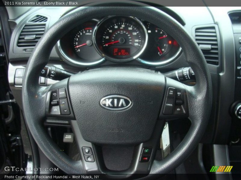 Ebony Black / Black 2011 Kia Sorento LX