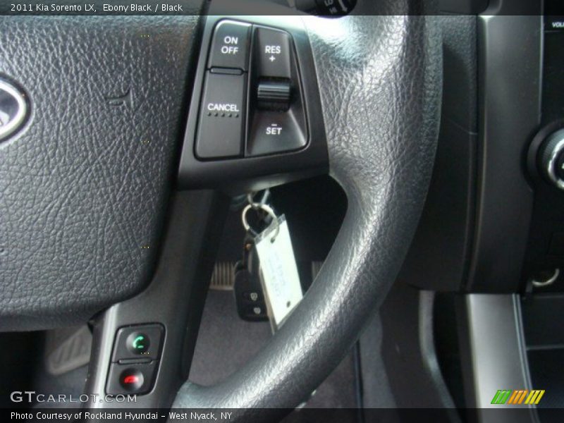 Ebony Black / Black 2011 Kia Sorento LX