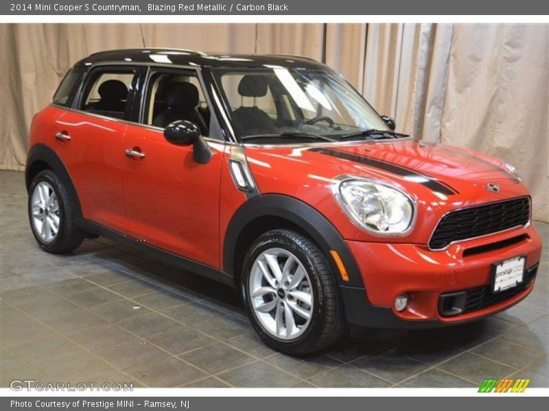 Blazing Red Metallic / Carbon Black 2014 Mini Cooper S Countryman