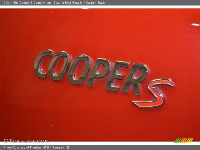 Blazing Red Metallic / Carbon Black 2014 Mini Cooper S Countryman