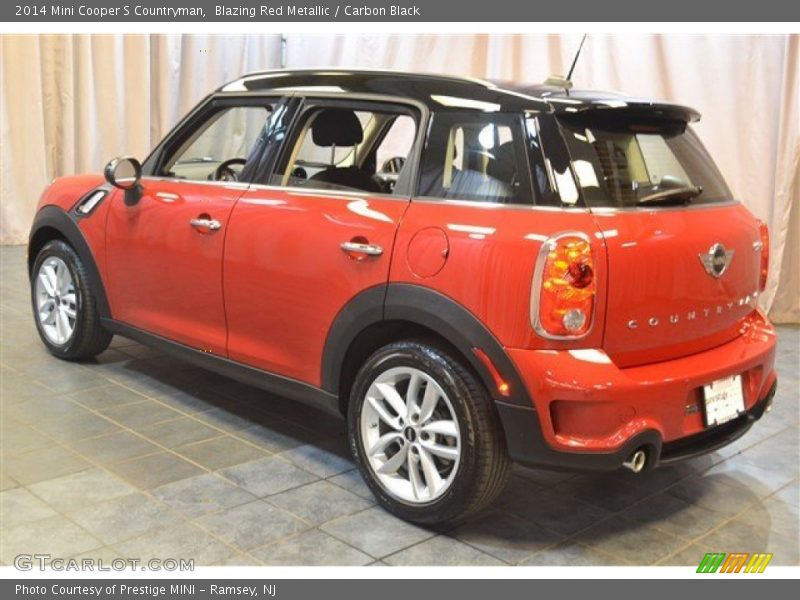 Blazing Red Metallic / Carbon Black 2014 Mini Cooper S Countryman