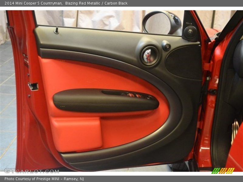 Blazing Red Metallic / Carbon Black 2014 Mini Cooper S Countryman
