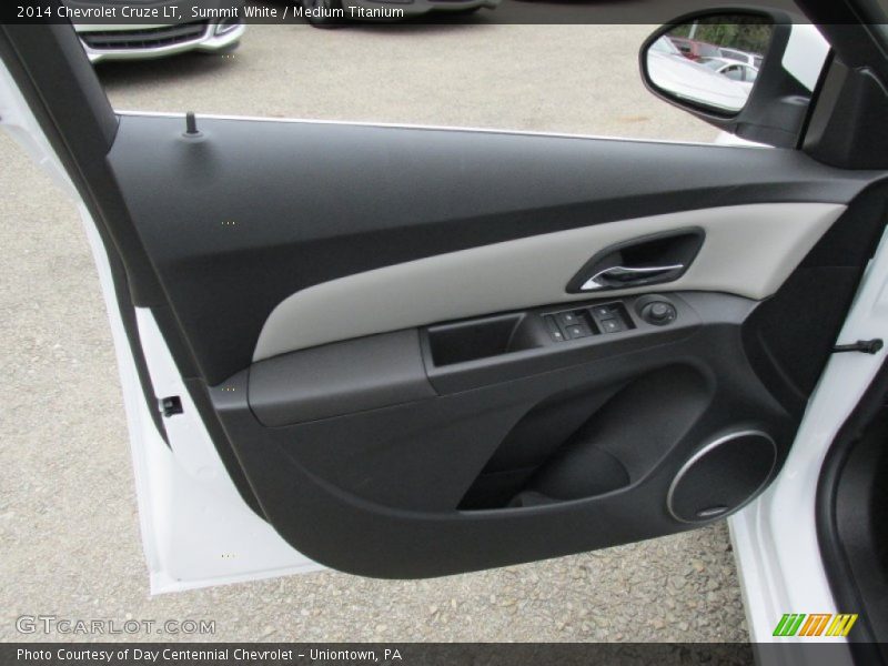 Summit White / Medium Titanium 2014 Chevrolet Cruze LT