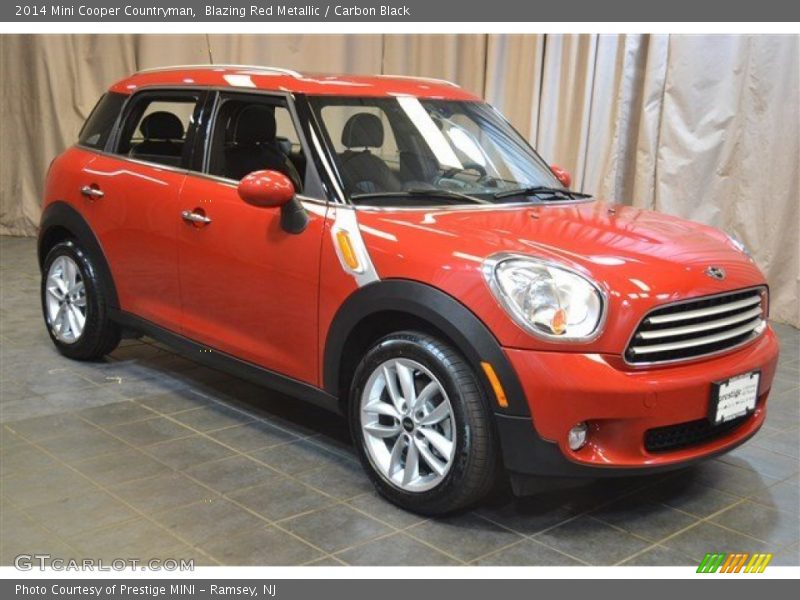 Blazing Red Metallic / Carbon Black 2014 Mini Cooper Countryman