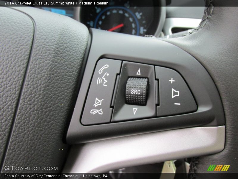 Summit White / Medium Titanium 2014 Chevrolet Cruze LT