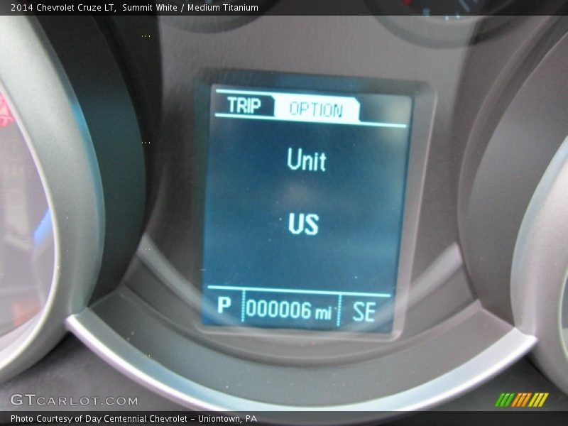 Summit White / Medium Titanium 2014 Chevrolet Cruze LT