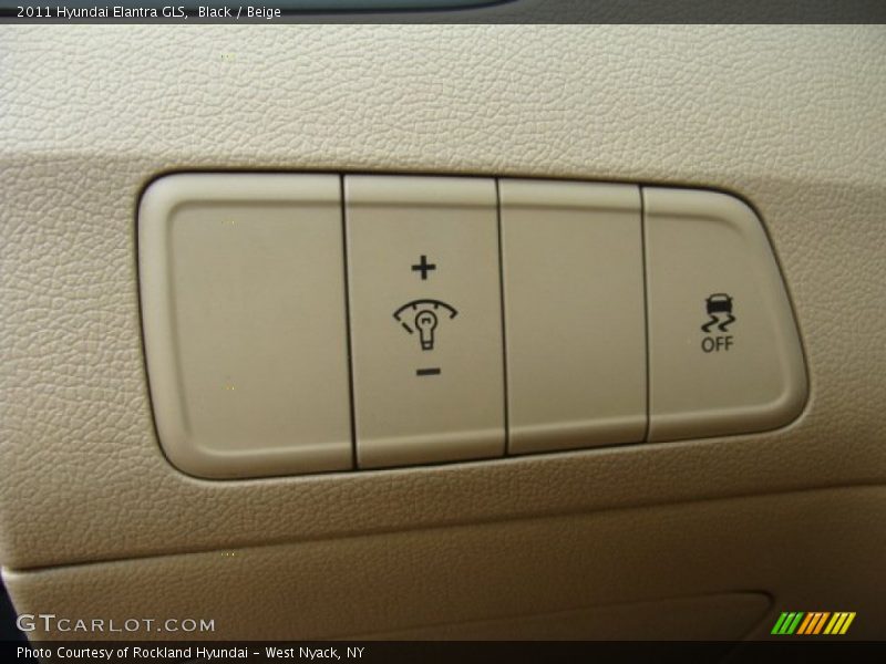 Black / Beige 2011 Hyundai Elantra GLS