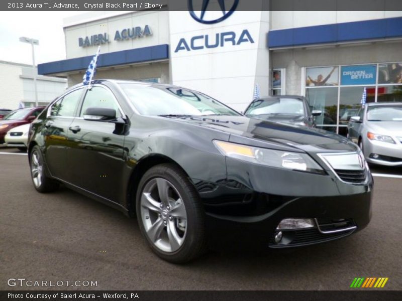 Crystal Black Pearl / Ebony 2013 Acura TL Advance