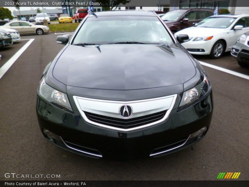 Crystal Black Pearl / Ebony 2013 Acura TL Advance