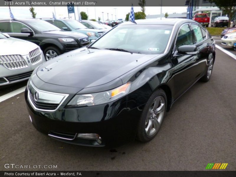 Crystal Black Pearl / Ebony 2013 Acura TL Advance