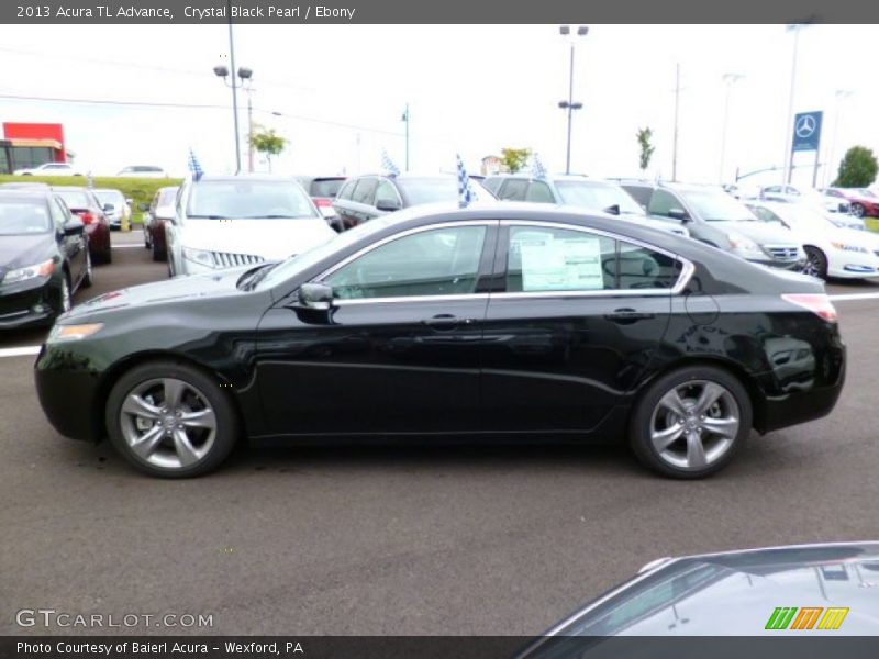 Crystal Black Pearl / Ebony 2013 Acura TL Advance