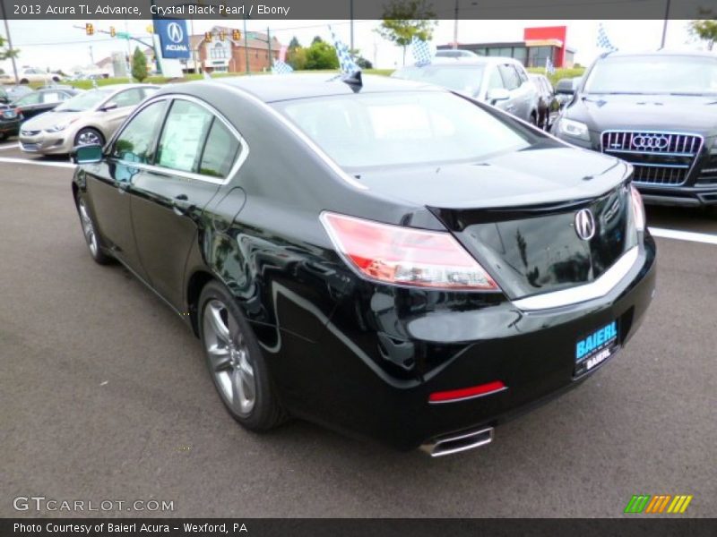 Crystal Black Pearl / Ebony 2013 Acura TL Advance