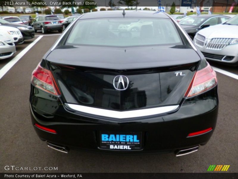 Crystal Black Pearl / Ebony 2013 Acura TL Advance