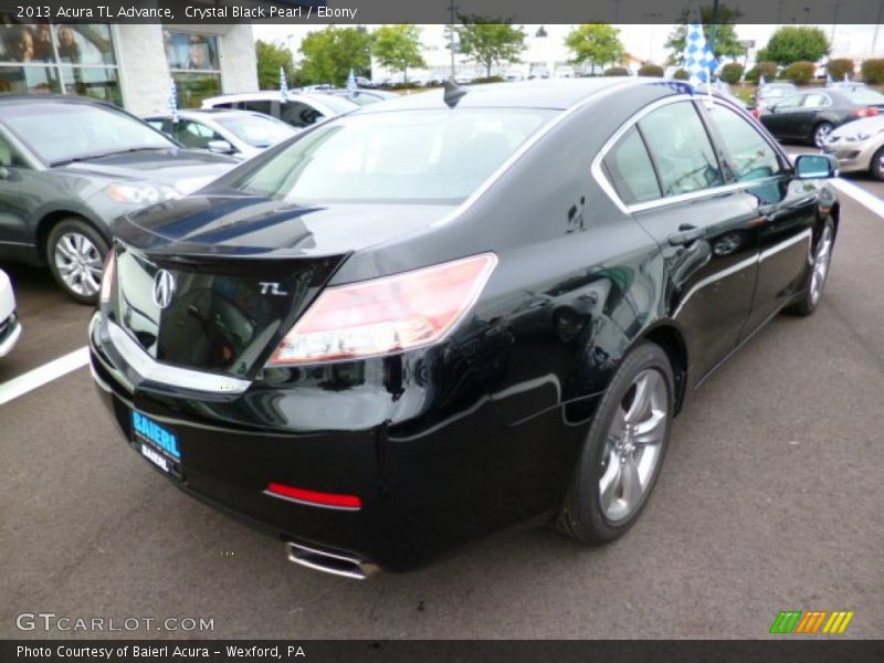 Crystal Black Pearl / Ebony 2013 Acura TL Advance