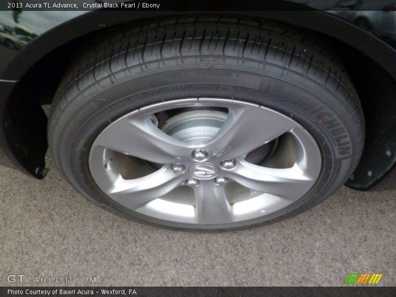 Crystal Black Pearl / Ebony 2013 Acura TL Advance