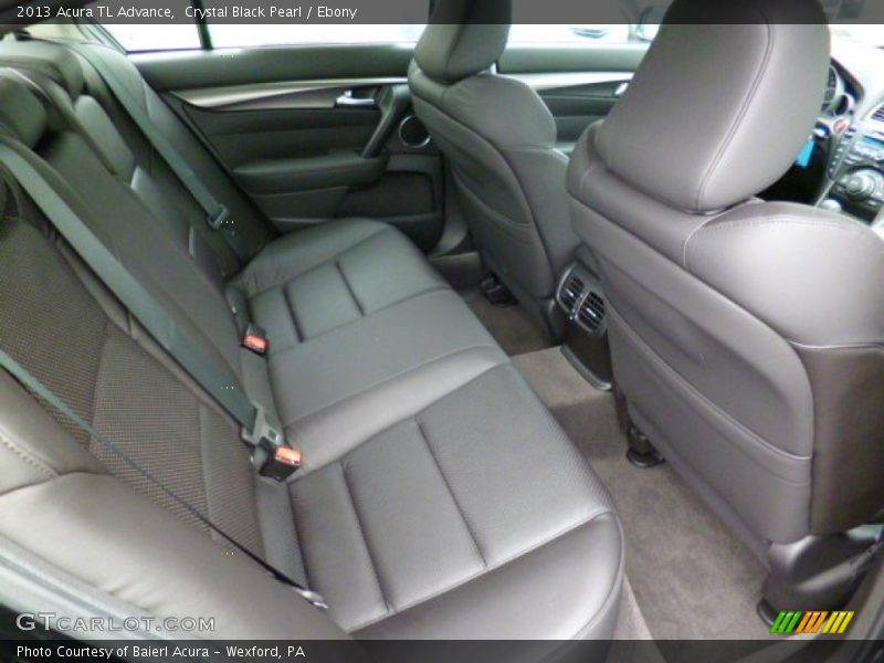 Crystal Black Pearl / Ebony 2013 Acura TL Advance