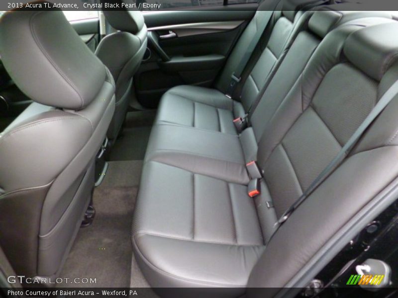 Crystal Black Pearl / Ebony 2013 Acura TL Advance