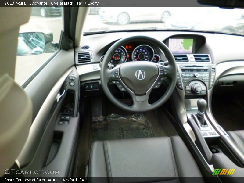 Crystal Black Pearl / Ebony 2013 Acura TL Advance