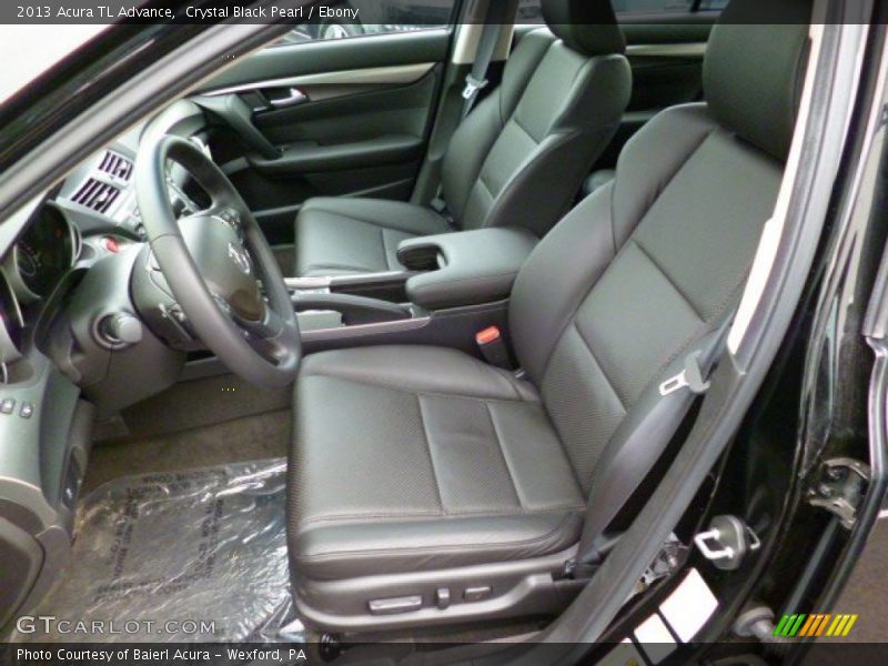 Crystal Black Pearl / Ebony 2013 Acura TL Advance