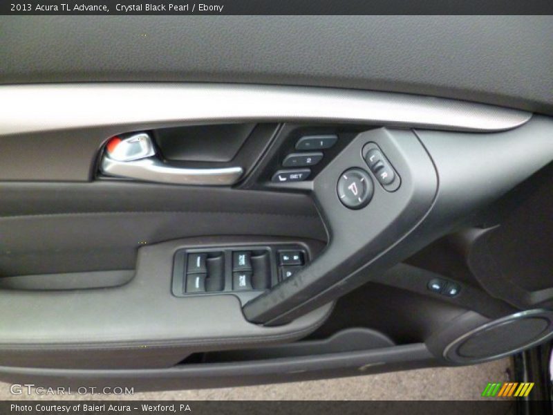 Crystal Black Pearl / Ebony 2013 Acura TL Advance