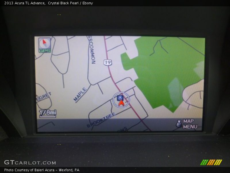 Crystal Black Pearl / Ebony 2013 Acura TL Advance