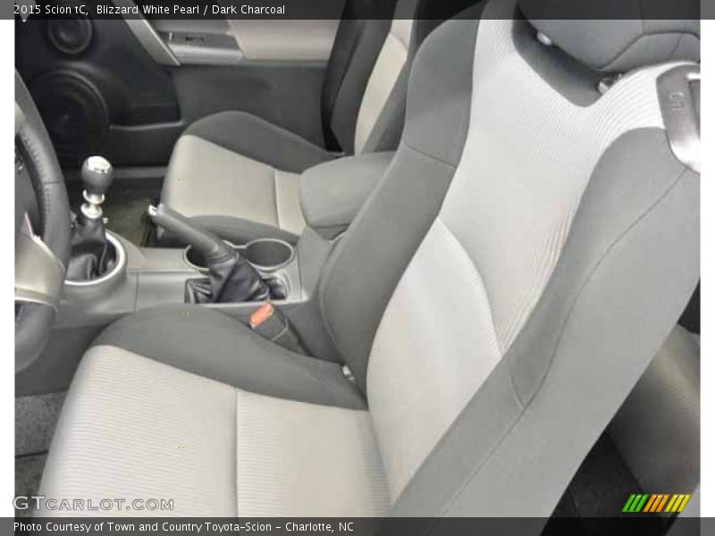 Blizzard White Pearl / Dark Charcoal 2015 Scion tC