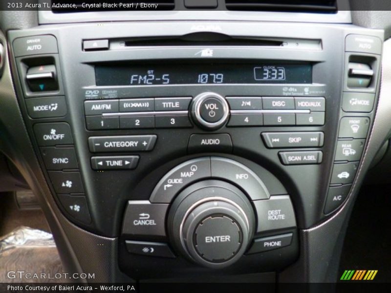 Crystal Black Pearl / Ebony 2013 Acura TL Advance