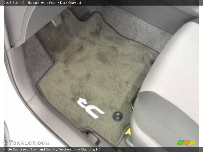 Blizzard White Pearl / Dark Charcoal 2015 Scion tC