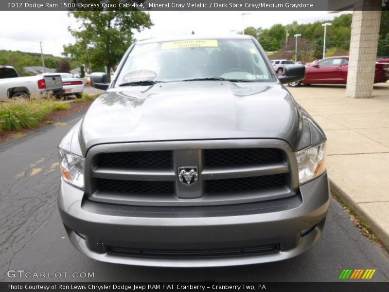 Mineral Gray Metallic / Dark Slate Gray/Medium Graystone 2012 Dodge Ram 1500 Express Quad Cab 4x4