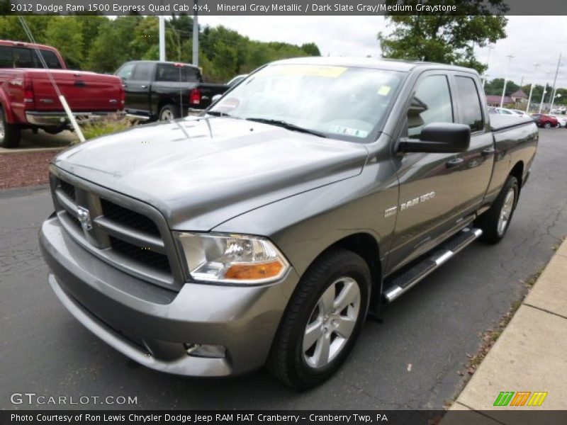 Mineral Gray Metallic / Dark Slate Gray/Medium Graystone 2012 Dodge Ram 1500 Express Quad Cab 4x4