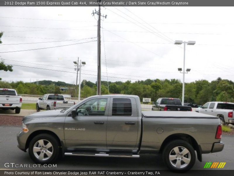 Mineral Gray Metallic / Dark Slate Gray/Medium Graystone 2012 Dodge Ram 1500 Express Quad Cab 4x4