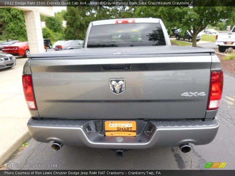 Mineral Gray Metallic / Dark Slate Gray/Medium Graystone 2012 Dodge Ram 1500 Express Quad Cab 4x4