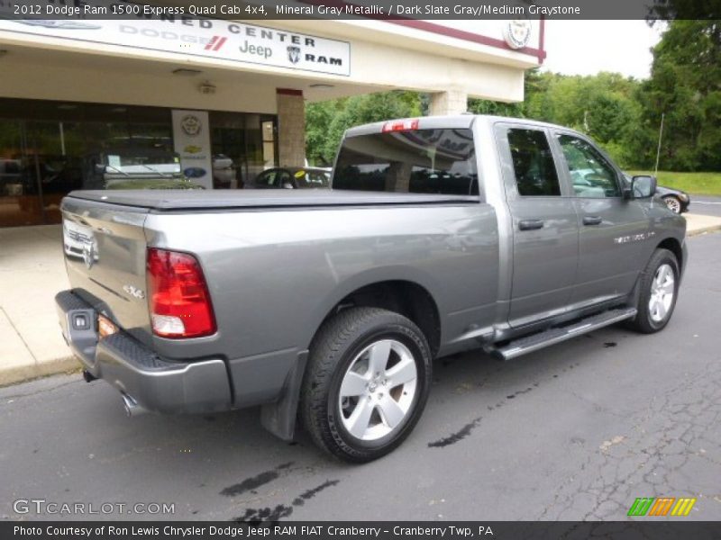 Mineral Gray Metallic / Dark Slate Gray/Medium Graystone 2012 Dodge Ram 1500 Express Quad Cab 4x4