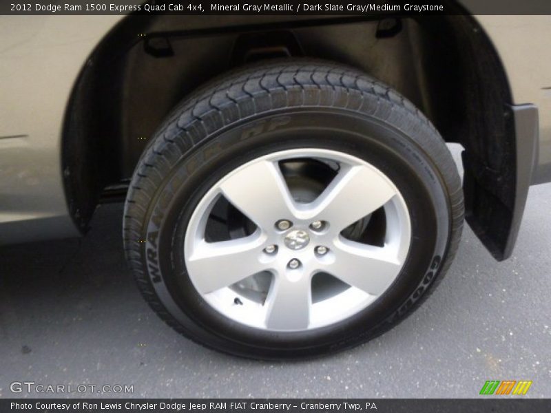 Mineral Gray Metallic / Dark Slate Gray/Medium Graystone 2012 Dodge Ram 1500 Express Quad Cab 4x4