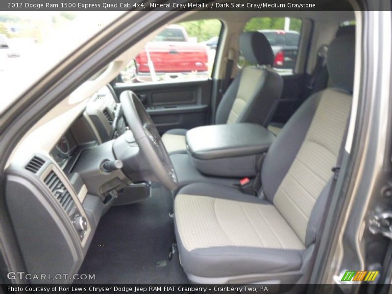 Mineral Gray Metallic / Dark Slate Gray/Medium Graystone 2012 Dodge Ram 1500 Express Quad Cab 4x4