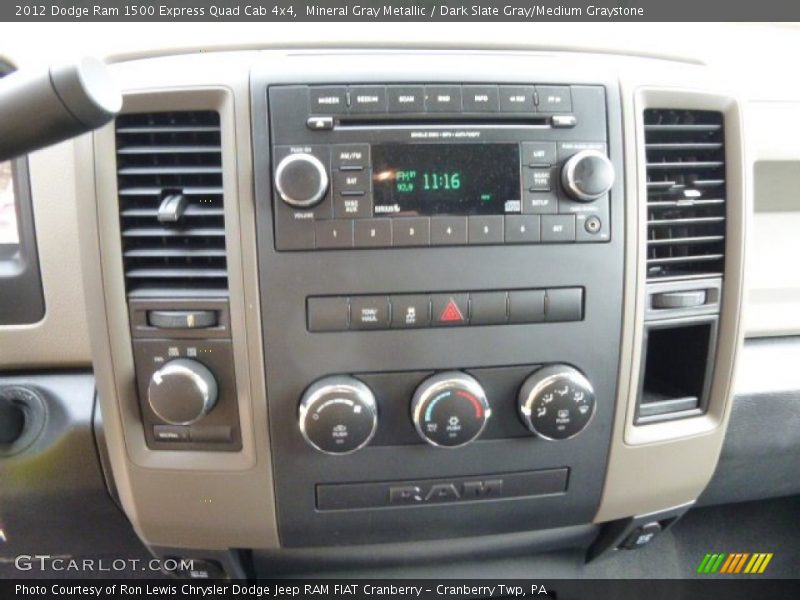 Mineral Gray Metallic / Dark Slate Gray/Medium Graystone 2012 Dodge Ram 1500 Express Quad Cab 4x4