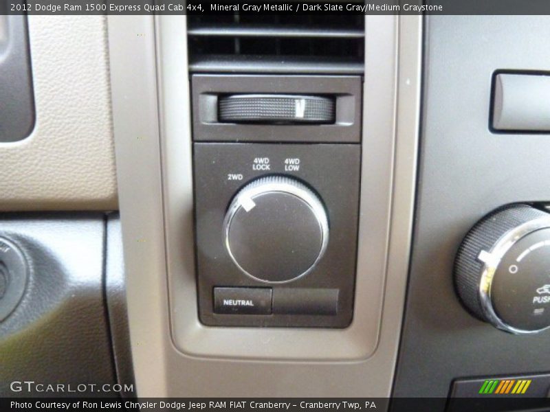 Mineral Gray Metallic / Dark Slate Gray/Medium Graystone 2012 Dodge Ram 1500 Express Quad Cab 4x4