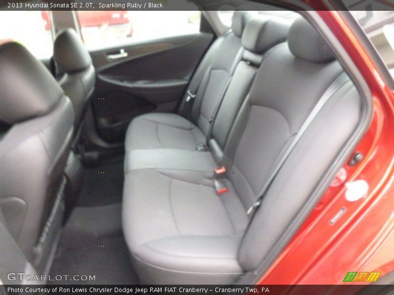 Sparkling Ruby / Black 2013 Hyundai Sonata SE 2.0T