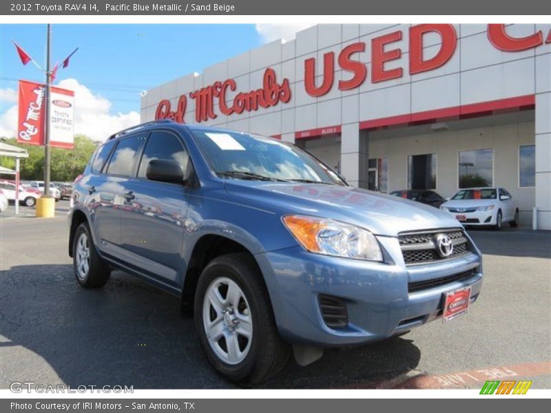 Pacific Blue Metallic / Sand Beige 2012 Toyota RAV4 I4