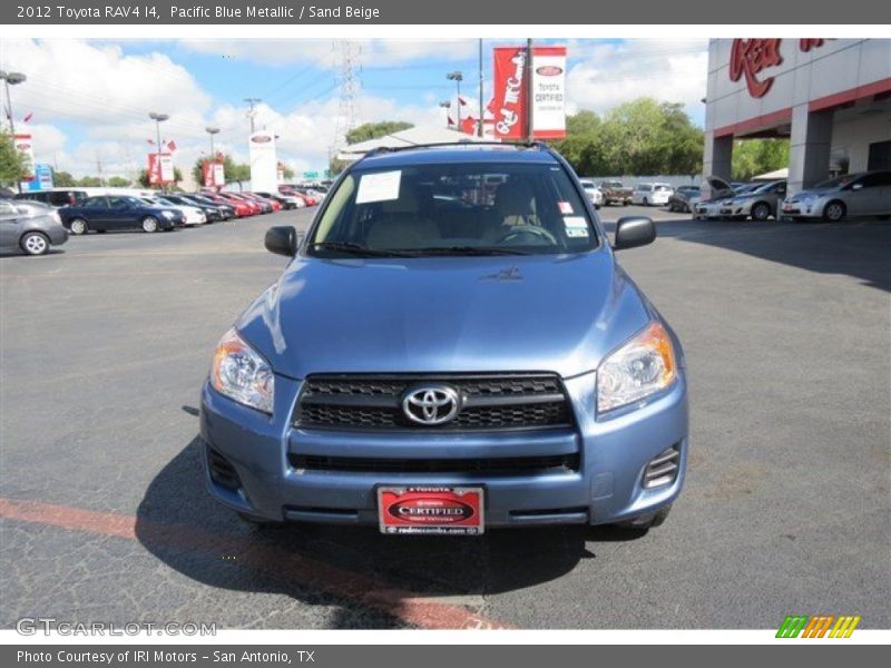 Pacific Blue Metallic / Sand Beige 2012 Toyota RAV4 I4