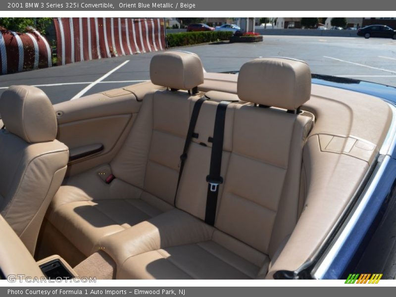 Orient Blue Metallic / Beige 2001 BMW 3 Series 325i Convertible