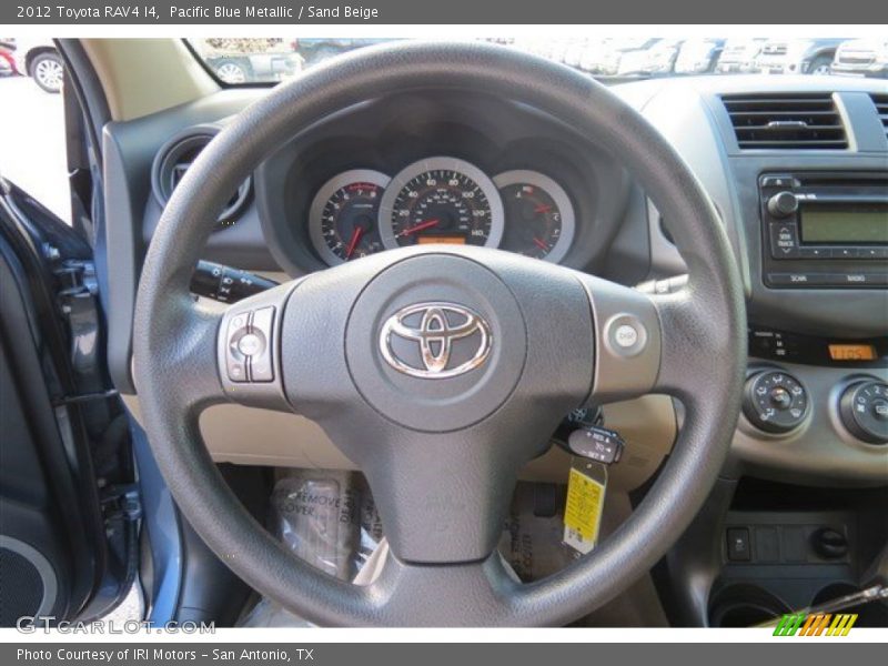 Pacific Blue Metallic / Sand Beige 2012 Toyota RAV4 I4
