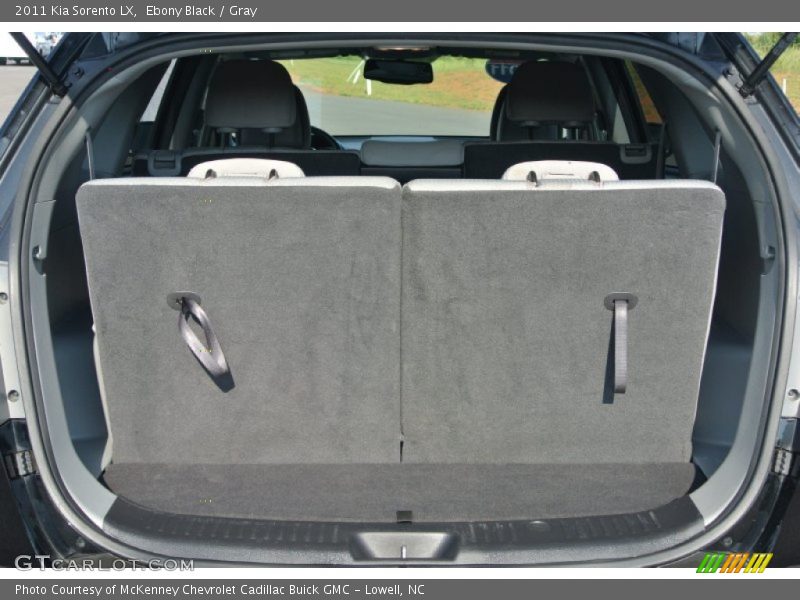 Ebony Black / Gray 2011 Kia Sorento LX
