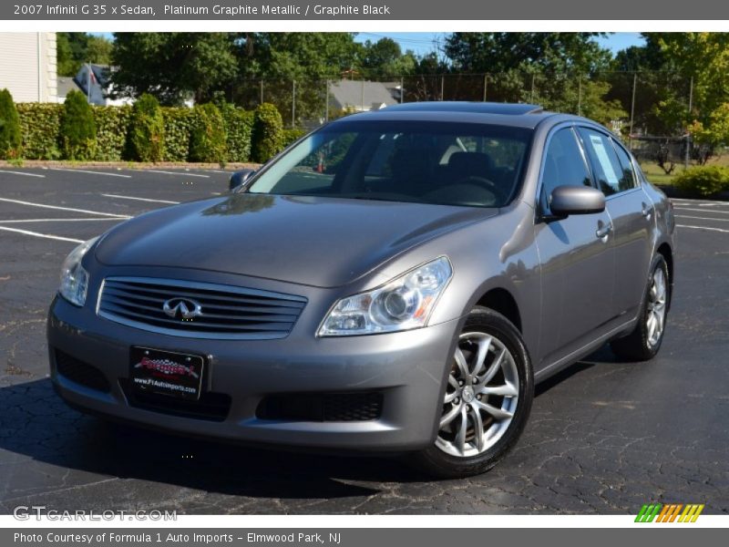 Platinum Graphite Metallic / Graphite Black 2007 Infiniti G 35 x Sedan