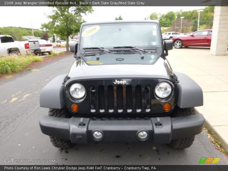 Black / Dark Slate Gray/Med Slate Gray 2008 Jeep Wrangler Unlimited Rubicon 4x4
