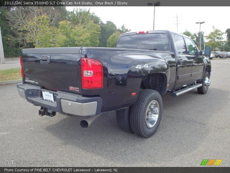 Onyx Black / Ebony 2012 GMC Sierra 3500HD SLT Crew Cab 4x4 Dually