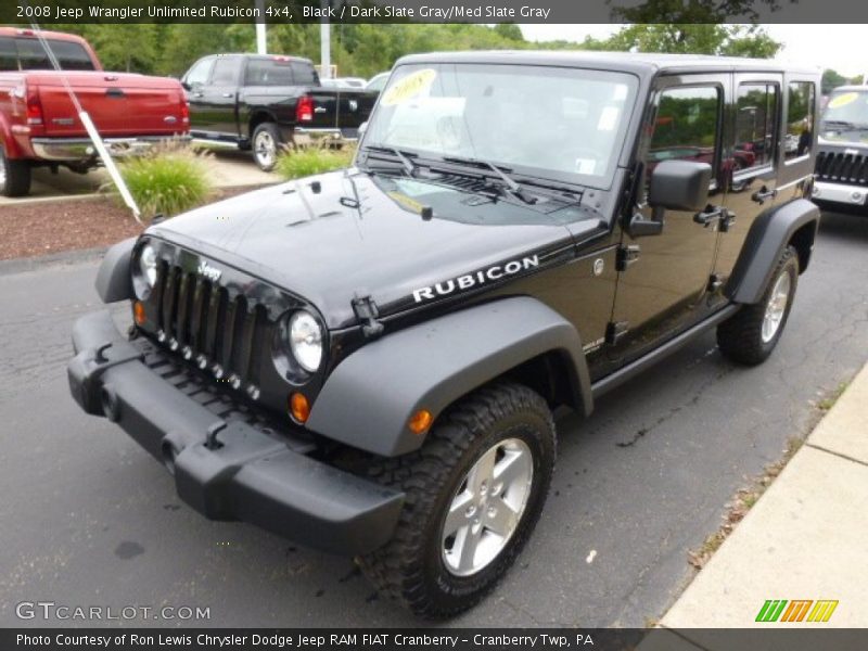Front 3/4 View of 2008 Wrangler Unlimited Rubicon 4x4