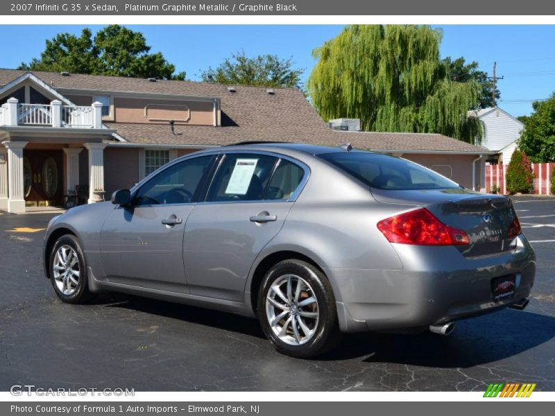 Platinum Graphite Metallic / Graphite Black 2007 Infiniti G 35 x Sedan